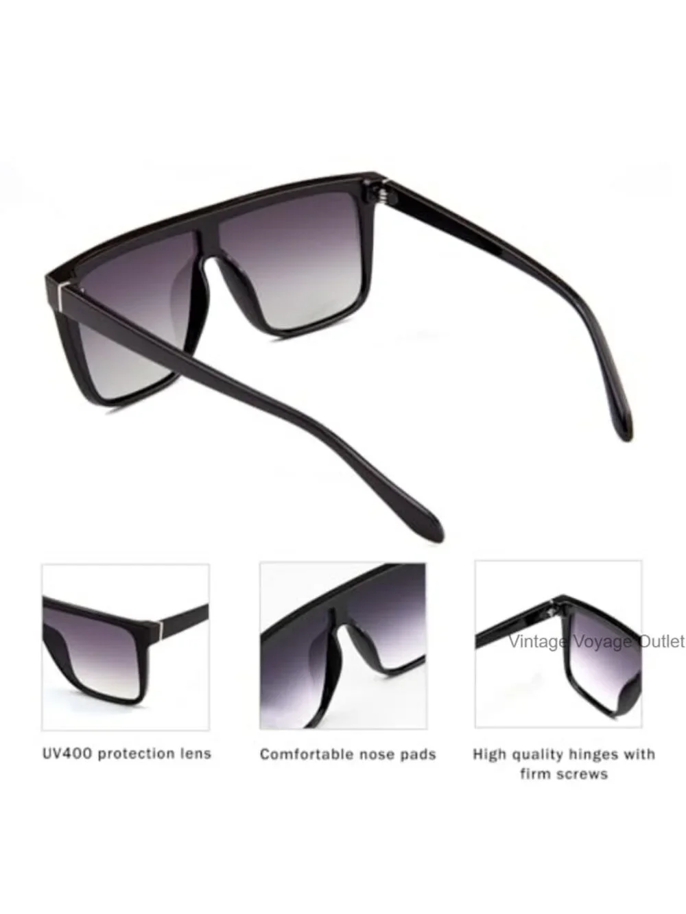 Luxury Square Sunglasses for Women Men Unisex Lightweight UV400